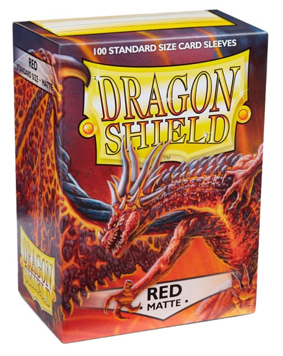100 Matte Card Sleeves - Standard Card Size - Dragon Shield