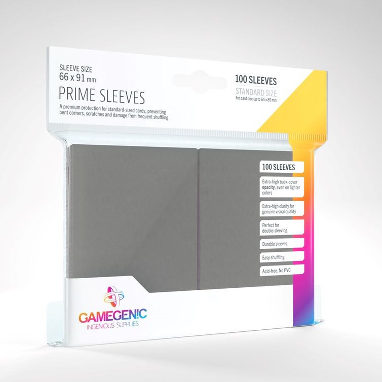 Matte Prime Sleeve - Standard Size - 100 Sleeves - Gamegenic