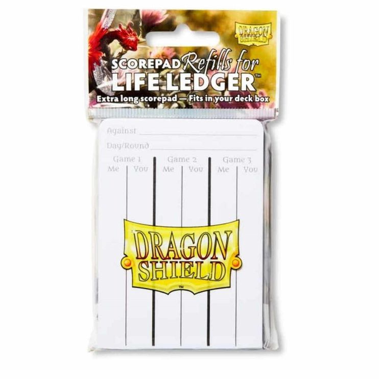 Life Ledger: Scorepad Refills - Dragon Shield Life Counters (DSLC)