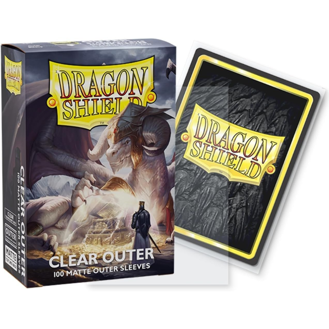 100 Matte Card Sleeves - Standard Card Size - Dragon Shield