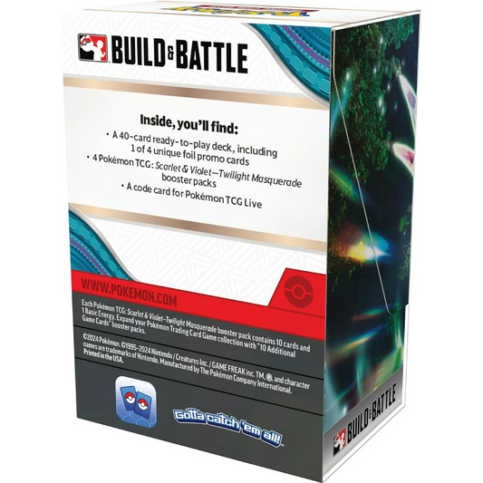 Scarlet & Violet - Twilight Masquerade - Build & Battle Box - Pokemon