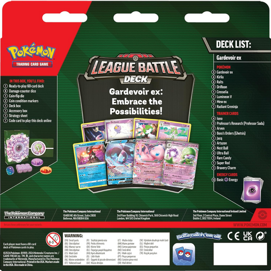 Gardevoir Ex League Battle Deck - Pokemon