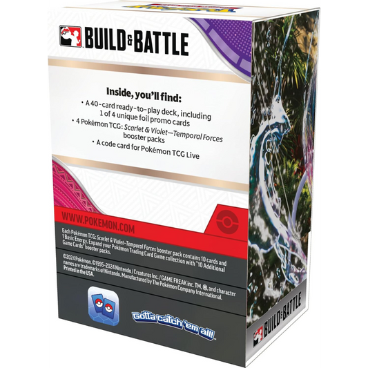 Scarlet & Violet - Temporal Forces - Build & Battle Box - Pokemon
