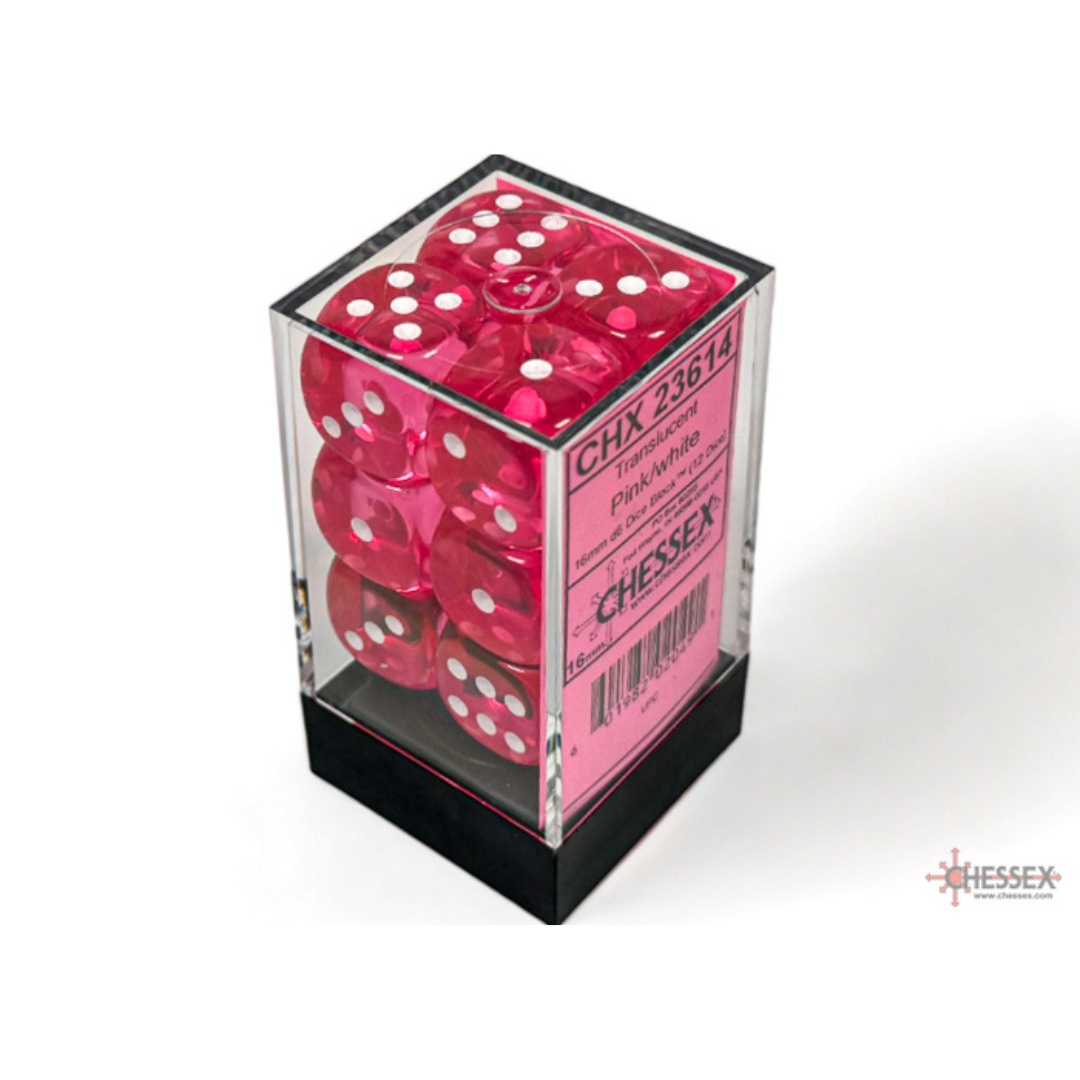 Chessex - 16mm - d6 - 12-Die Set