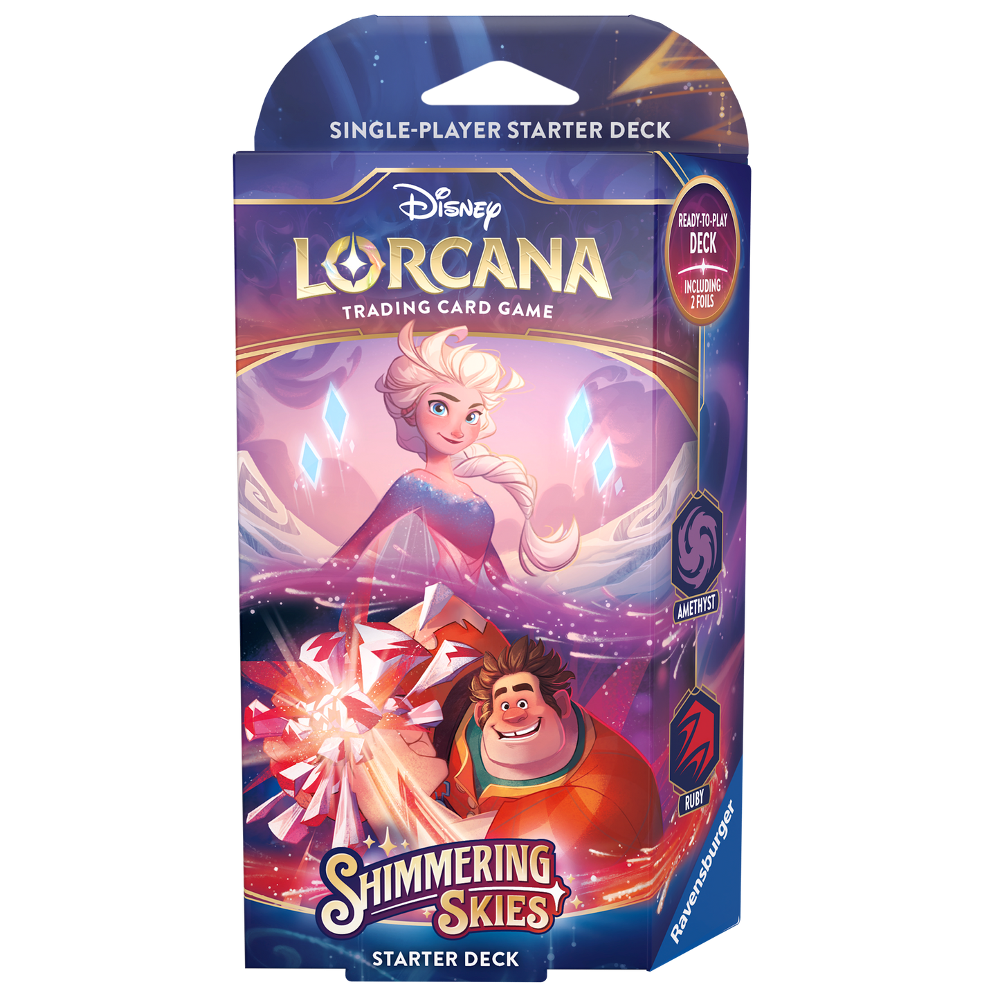 Shimmering Skies - Amethyst/Ruby - Elsa & Ralph - Disney Lorcana