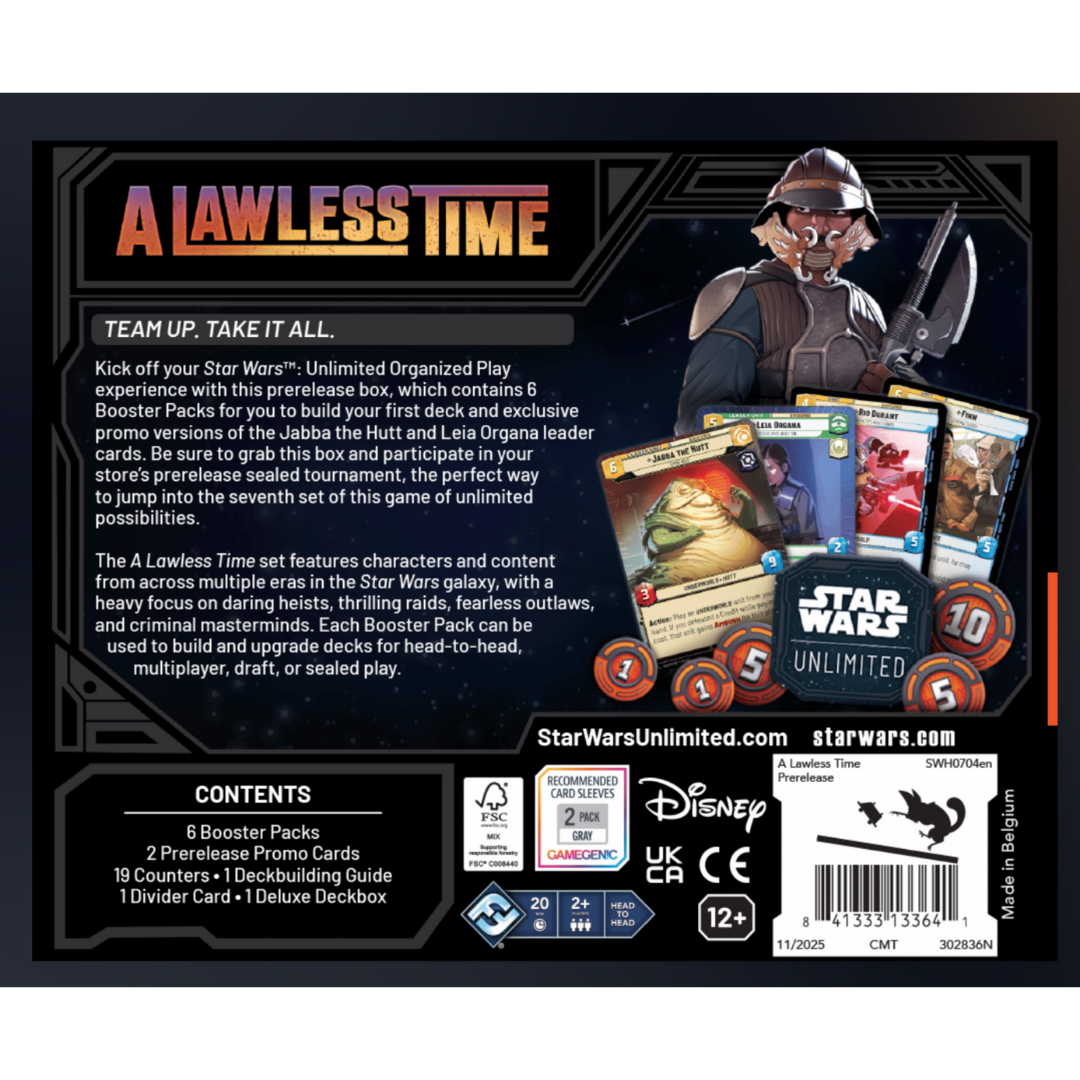 Prerelease Pack - A Lawless Time - Star Wars Unlimited