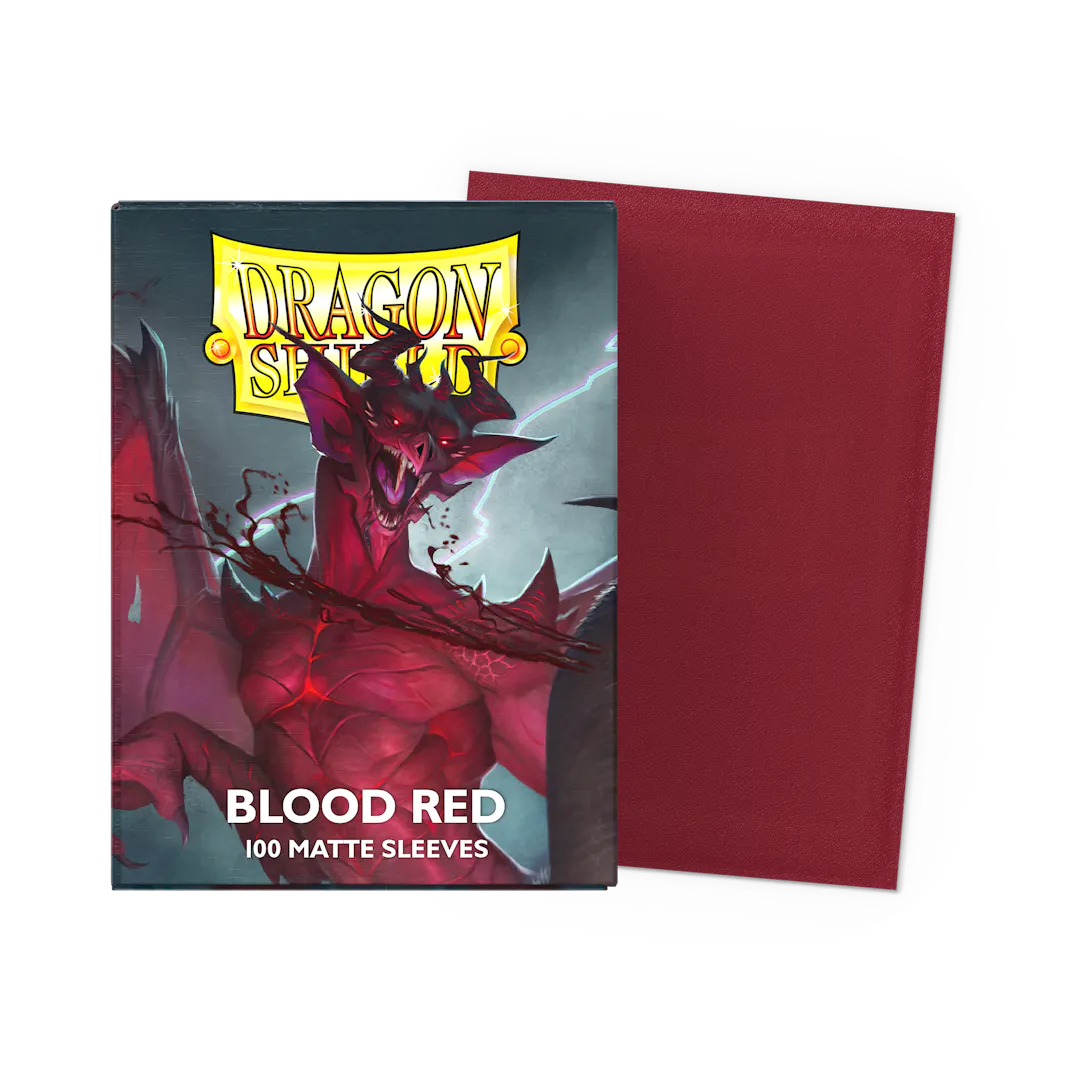 100 Matte Card Sleeves - Standard Card Size - Dragon Shield