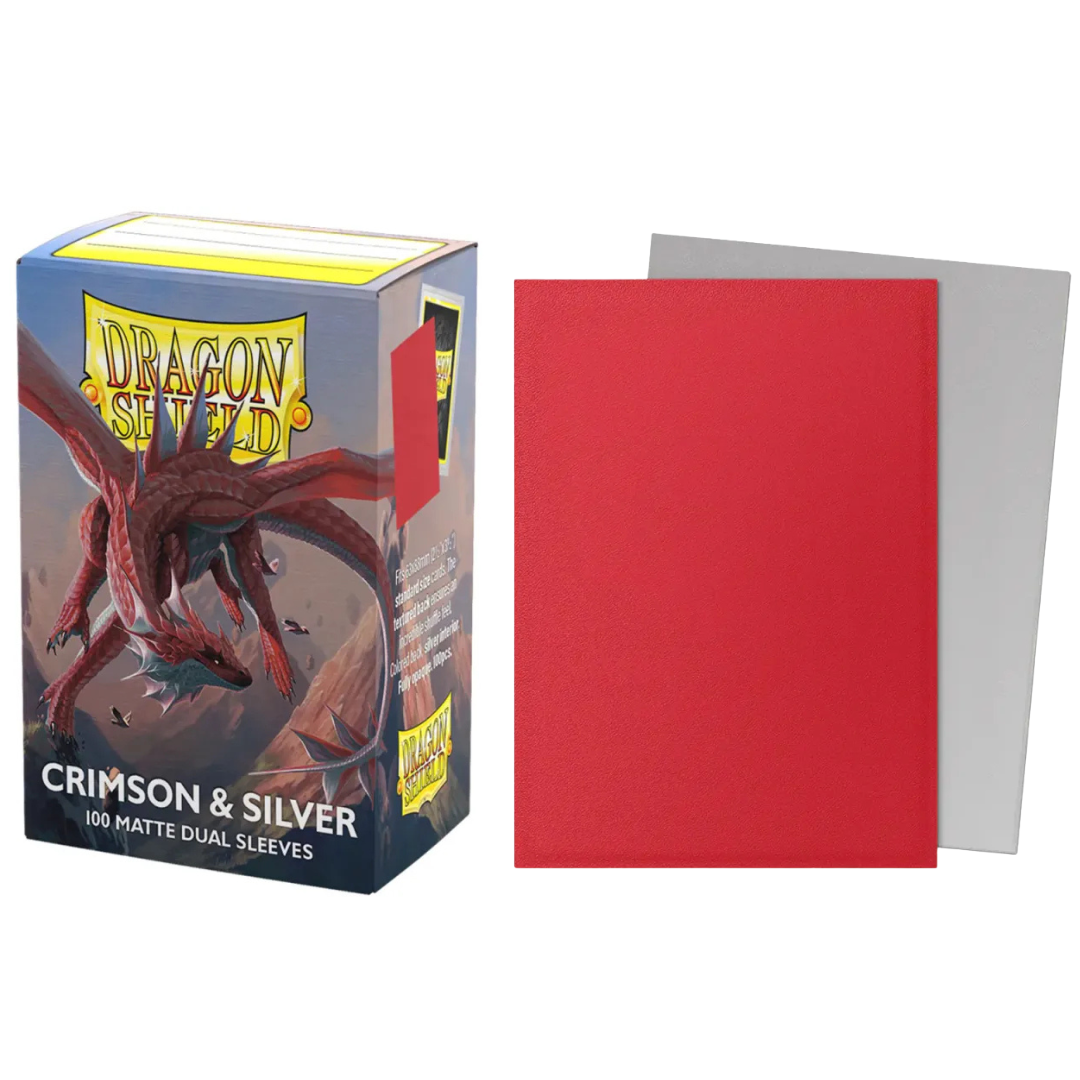 100 Matte Card Sleeves - Standard Card Size - Dragon Shield