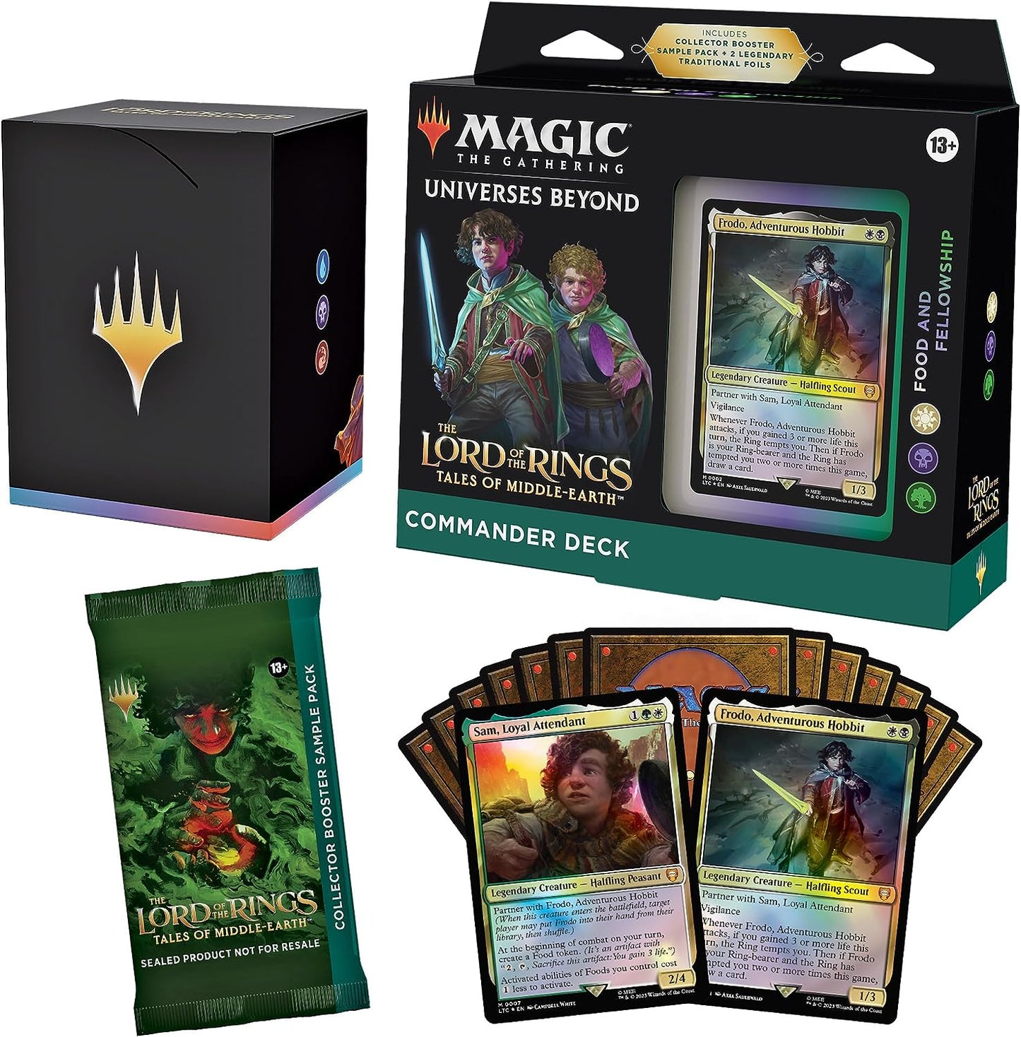 The Lord of the Rings :Tales of Middle-Earth Commander Deck - Food and Fellowship - Frodo, Adventurous Hobbit