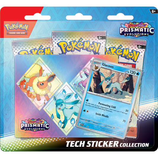 Pokemon - Scarlet & Violet - Prismatic Evolutions - Tech Sticker Collection