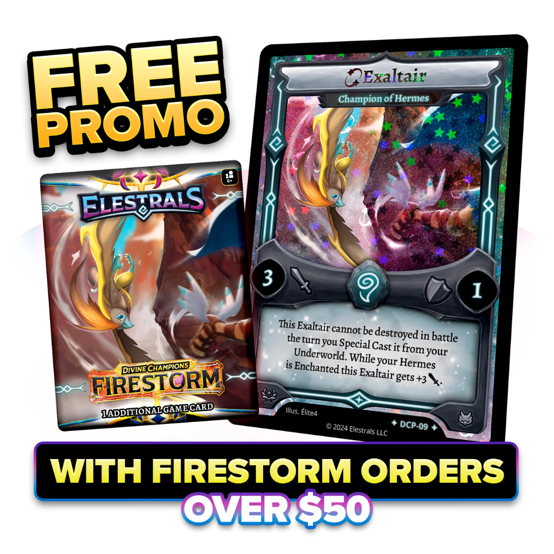 Firestorm - Hestia vs Poseidon - Double Starter Deck - with 4 Packs - Elestrals