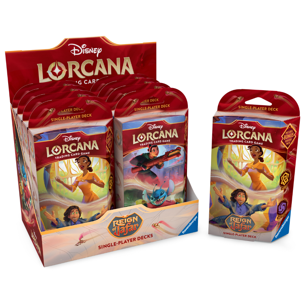 lorcana reign of jafar starter deck Reign of Jafar Starter Decks - Mushu Report
