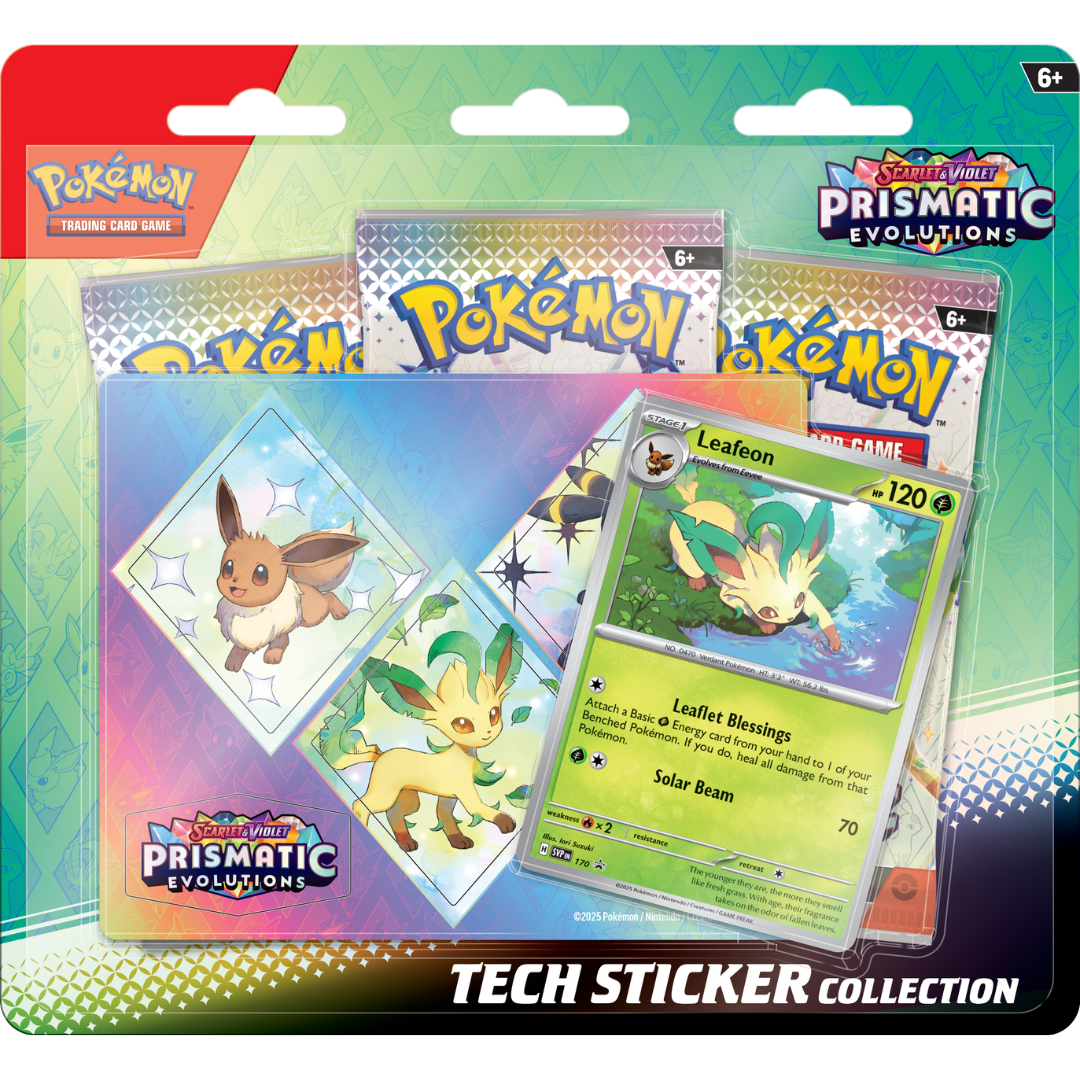 Pokemon - Scarlet & Violet - Prismatic Evolutions - Tech Sticker Collection
