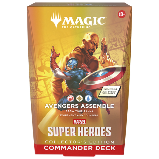 Collector's Edition - Commander Deck - Marvel Super Heroes - Magic The Gathering