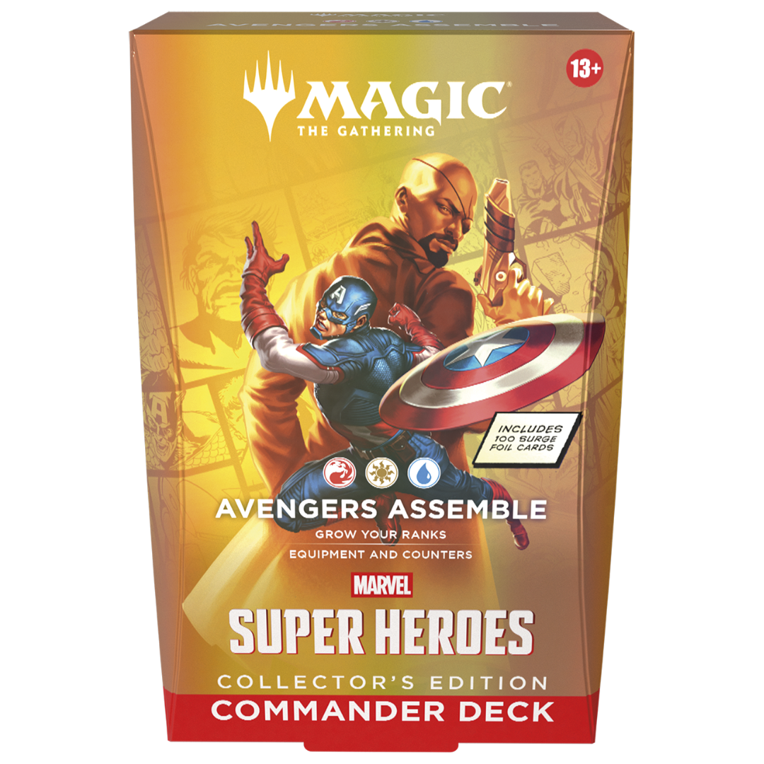 Collector's Edition - Commander Deck - Marvel Super Heroes - Magic The Gathering