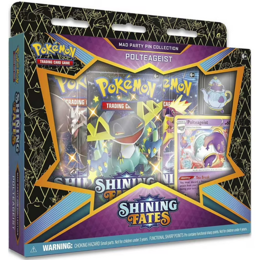 Mad Party Pin Collection - Polteageist - Shining Fates - Pokemon