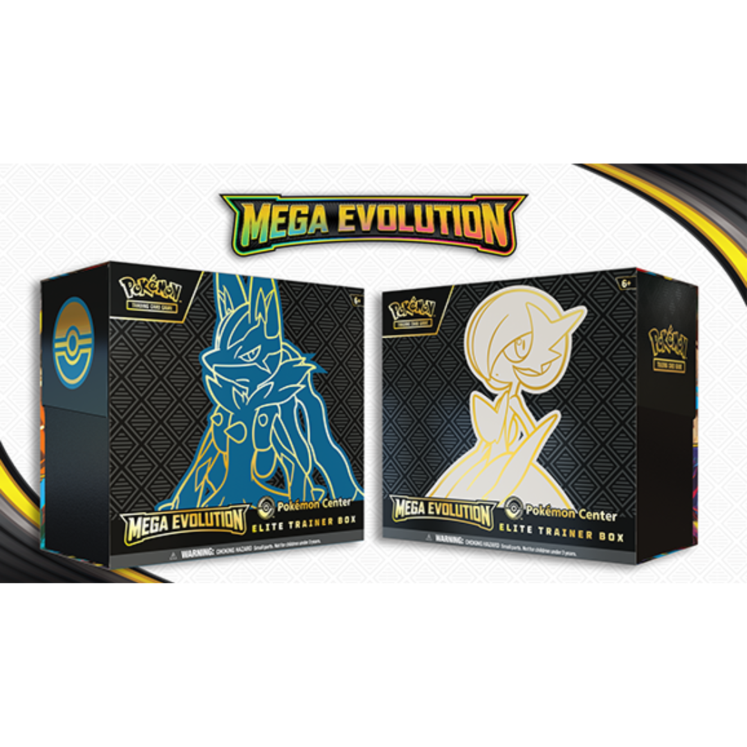 Elite Trainer Box - Mega Evolution - Pokemon Upper Crust Games Elite Trainer Box - Mega Evolution - Pokemon Upper Crust Games