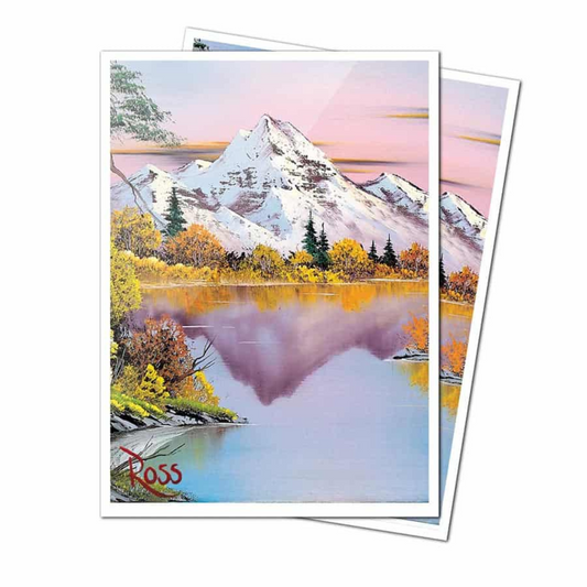 Bob Ross - Mighty Mountain Lake - Ultra Pro Deck Protector Sleeves