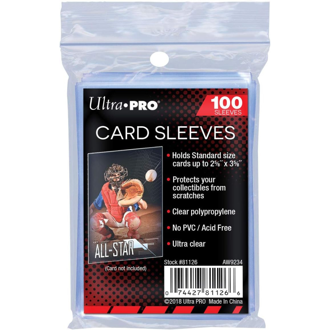 Ultra Pro - 2.5" x 3.5" Soft Sleeves - 100 ct
