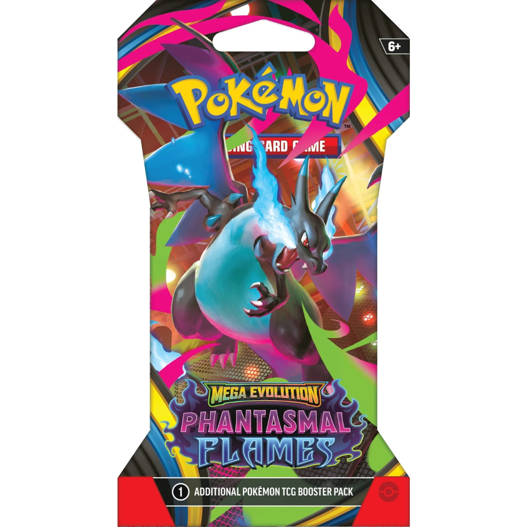 Sleeved Booster Pack - Mega Evolutions - Phantasmal Flames - Pokemon