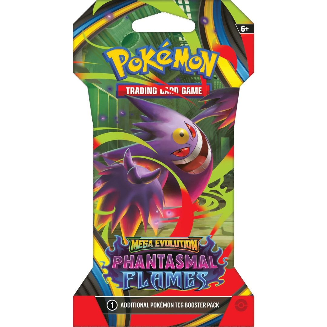 Sleeved Booster Pack - Mega Evolutions - Phantasmal Flames - Pokemon
