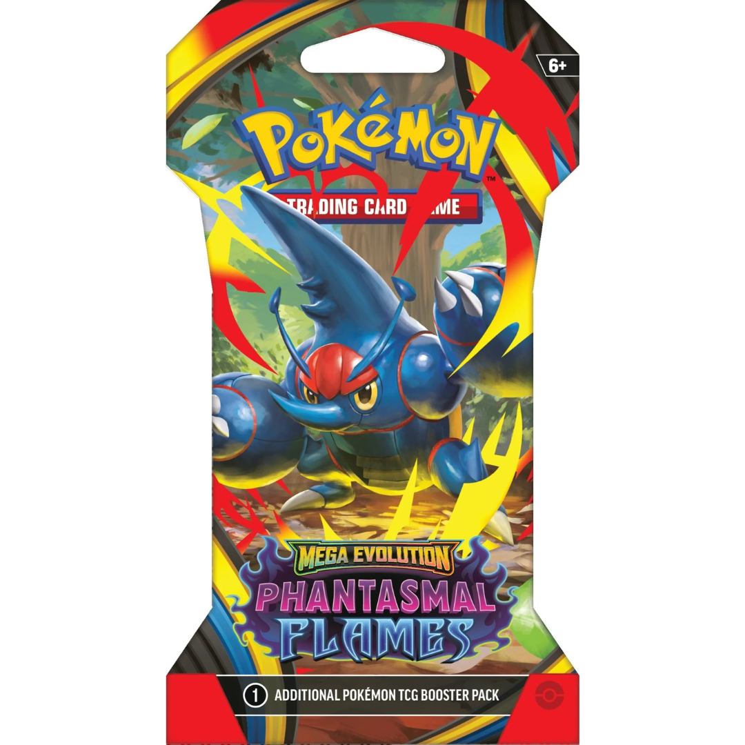 Sleeved Booster Pack - Mega Evolutions - Phantasmal Flames - Pokemon