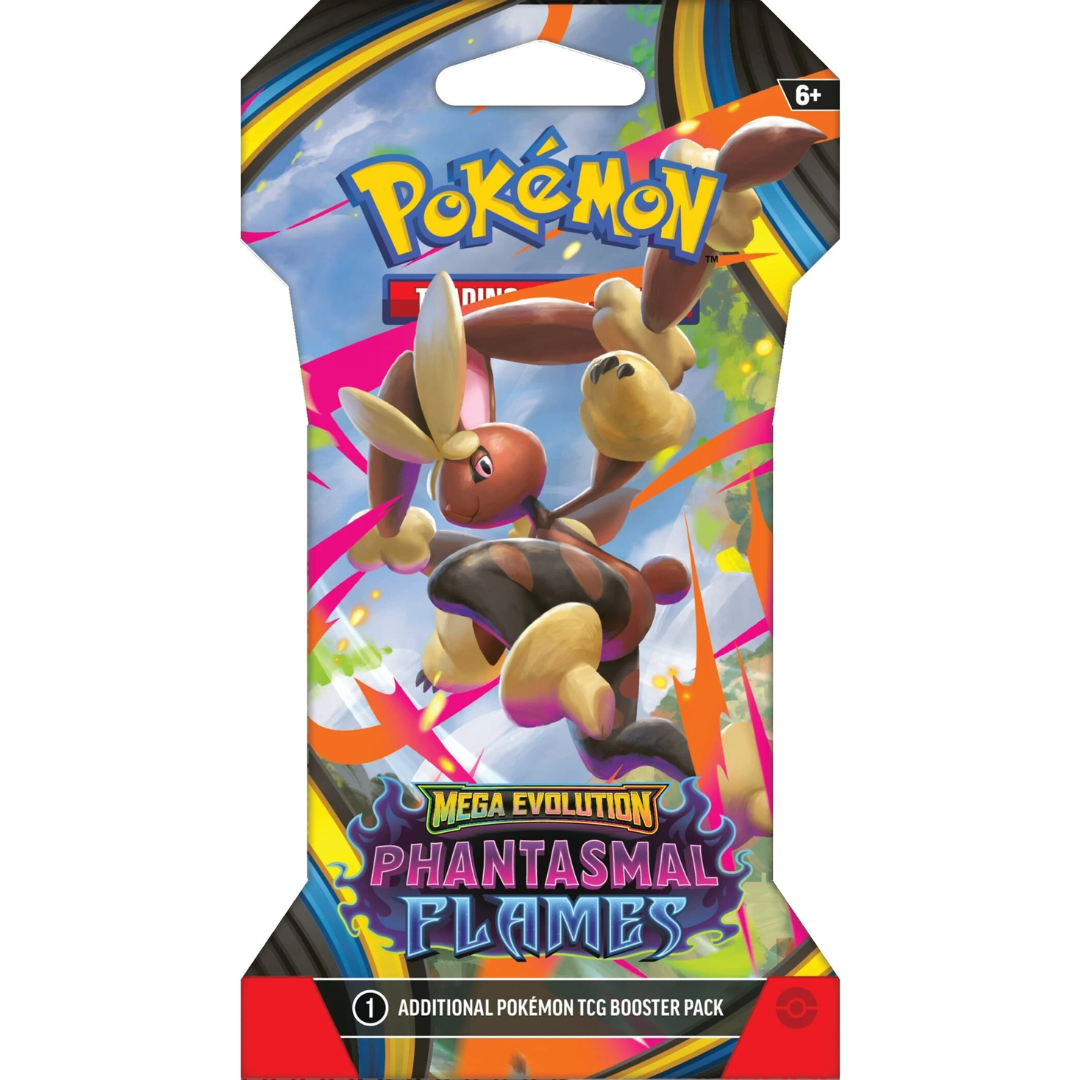 Sleeved Booster Pack - Mega Evolutions - Phantasmal Flames - Pokemon