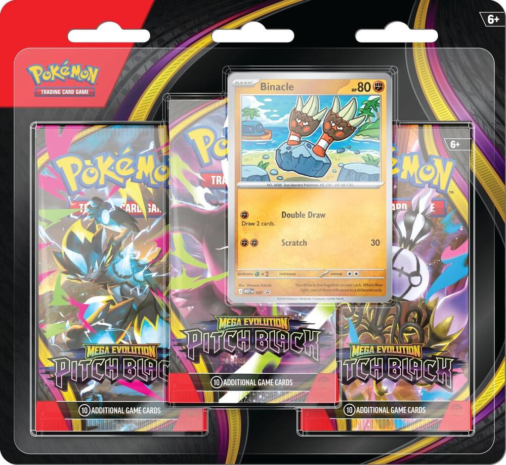 3 Pack Booster Blister - Pitch Black - Pokemon