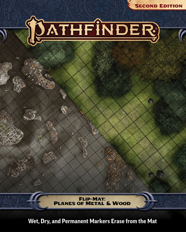 Pathfinder Flip-Mat - Planes of Metal and Wood