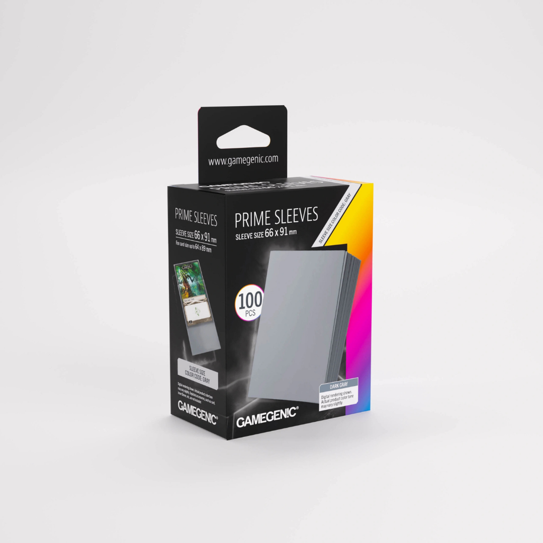 Prime Sleeves - Standard Size - 100 Sleeves - GameGenic