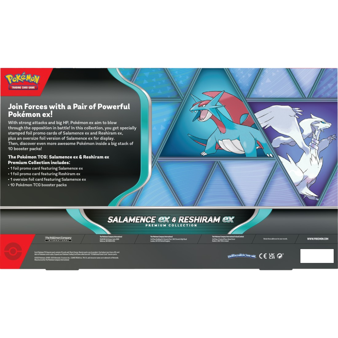Salamence Ex & Reshiram Ex - Premium Collection - Pokemon