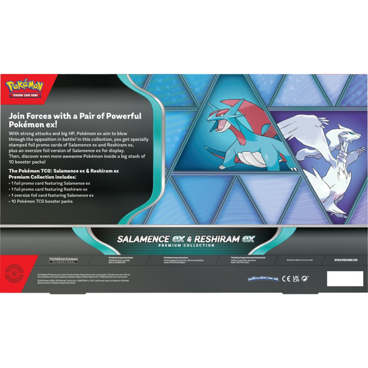Salamence Ex & Reshiram Ex - Premium Collection - Pokemon