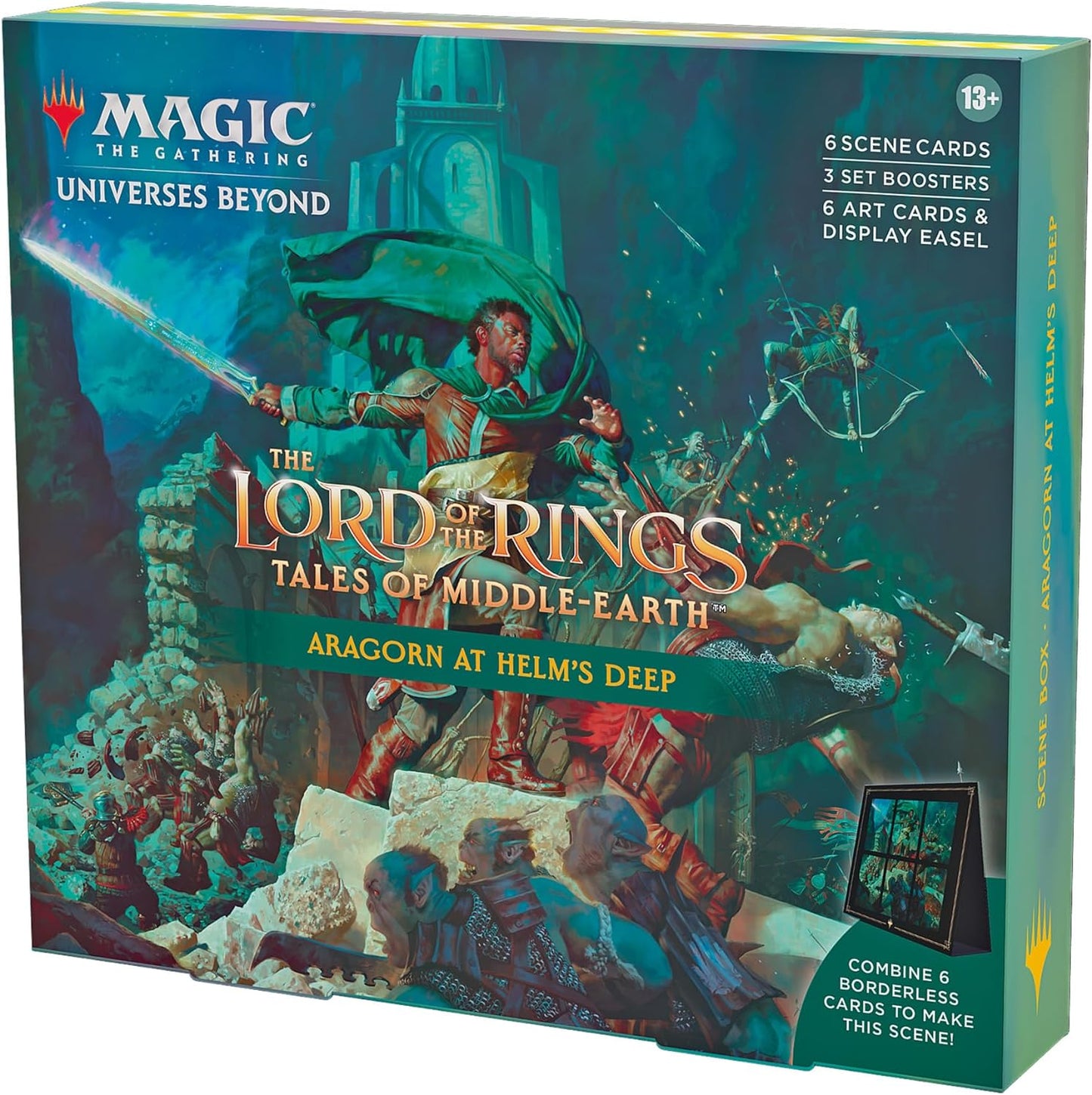 Lord of the Rings - Aragorn at Helm's Deep - Scene Box