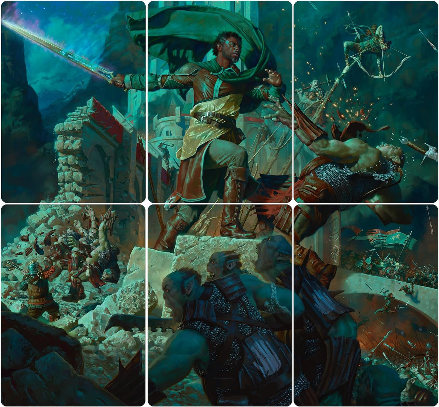 Lord of the Rings - Aragorn at Helm's Deep - Scene Box