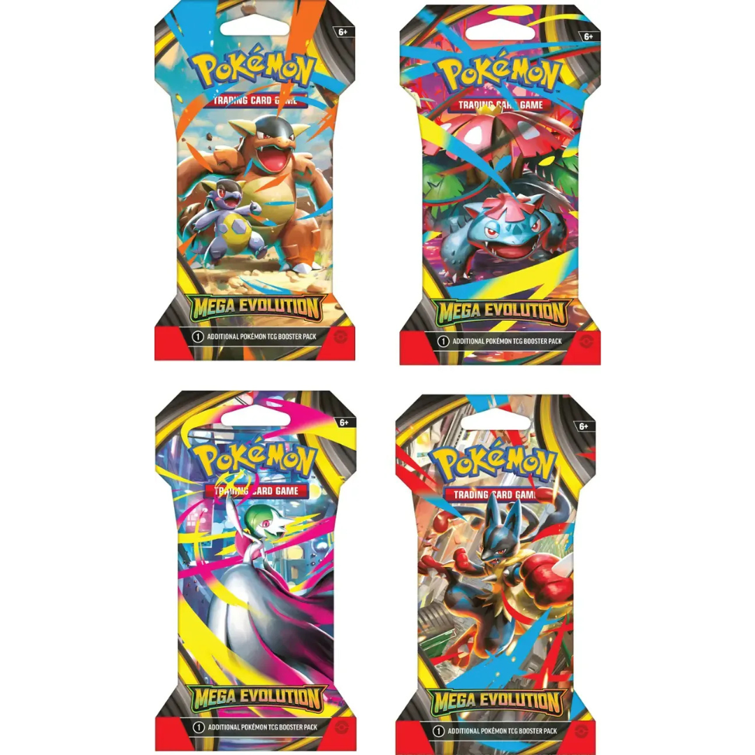 Sleeved Booster Pack - Mega Evolution - Pokemon