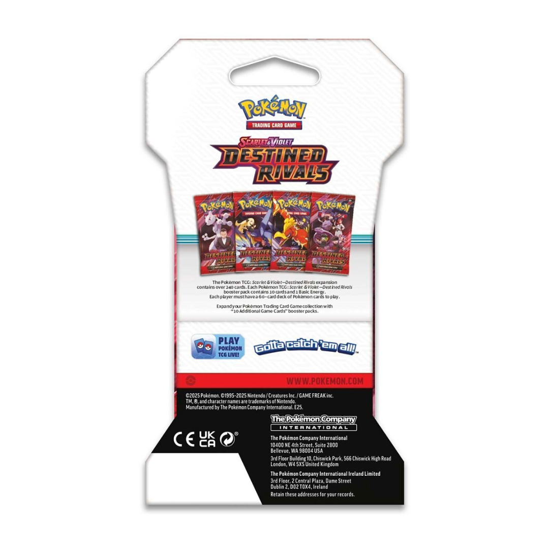 Sleeved Booster Pack - Scarlet & Violet - Destined Rivals - Pokémon