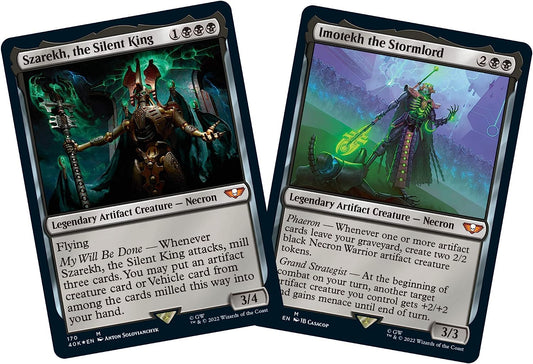Universes Beyond: Warhammer 40,000 Commander Deck – Necron Dynasties - Magic The Gathering