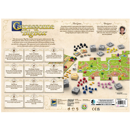 Carcassonne Big Box 2022 - Board Game