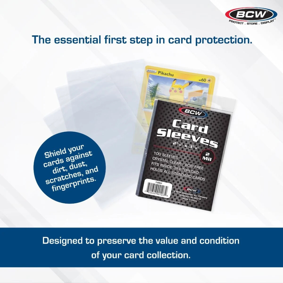 Card Sleeves - 1000 Pack - BCW