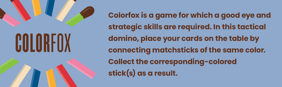 Colorfox Card Game - Color Matching Strategy Game