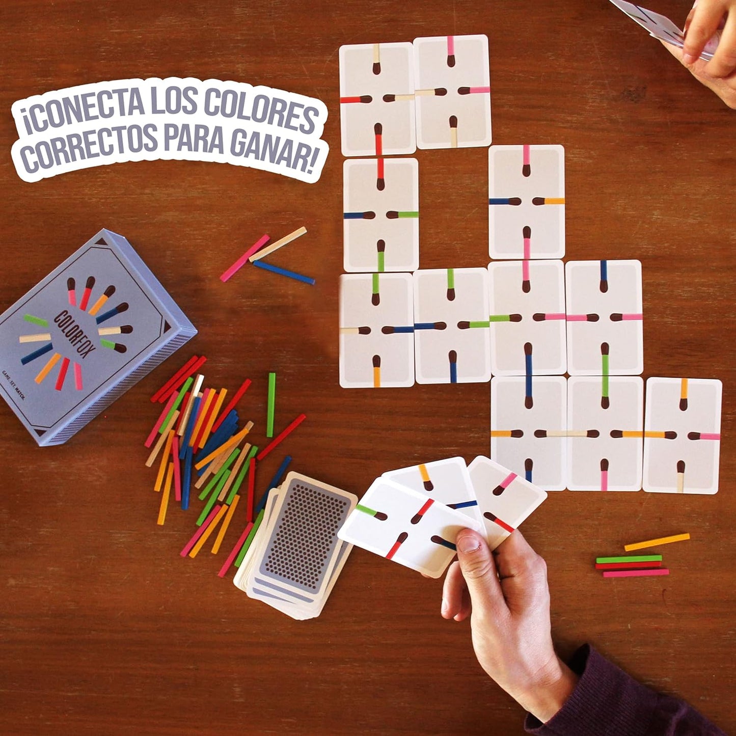 Colorfox Card Game - Color Matching Strategy Game
