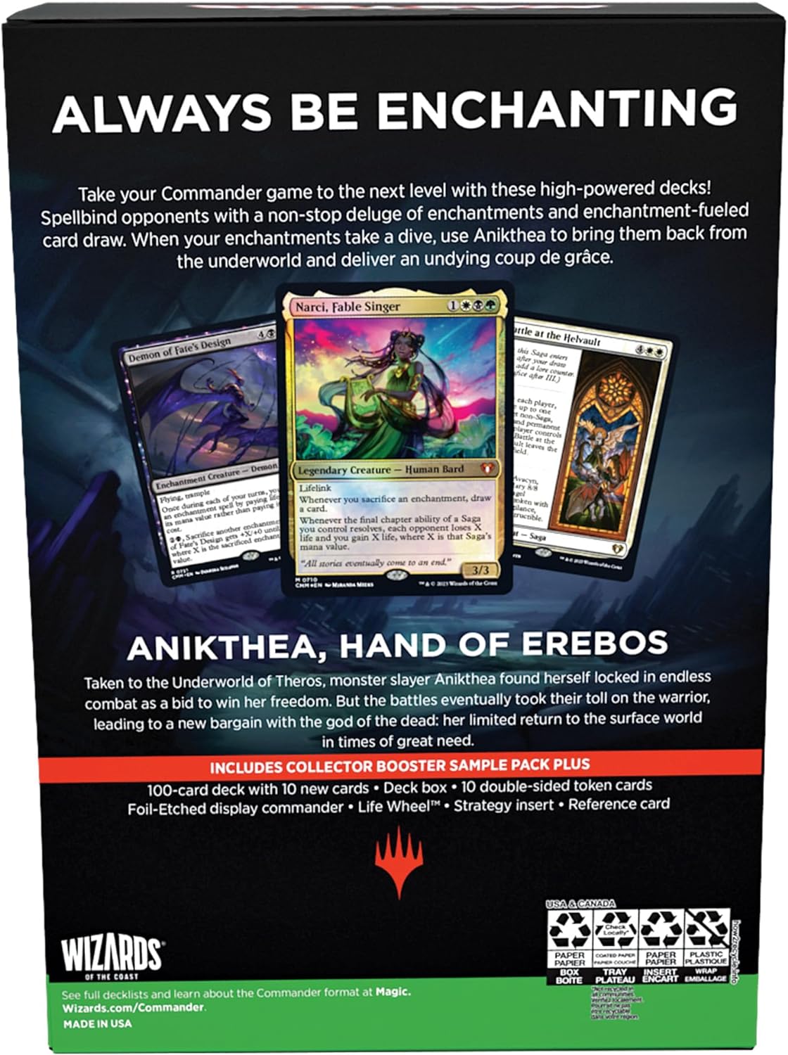 Commander Masters Commander Deck - Anikthea, Hand of Erebos