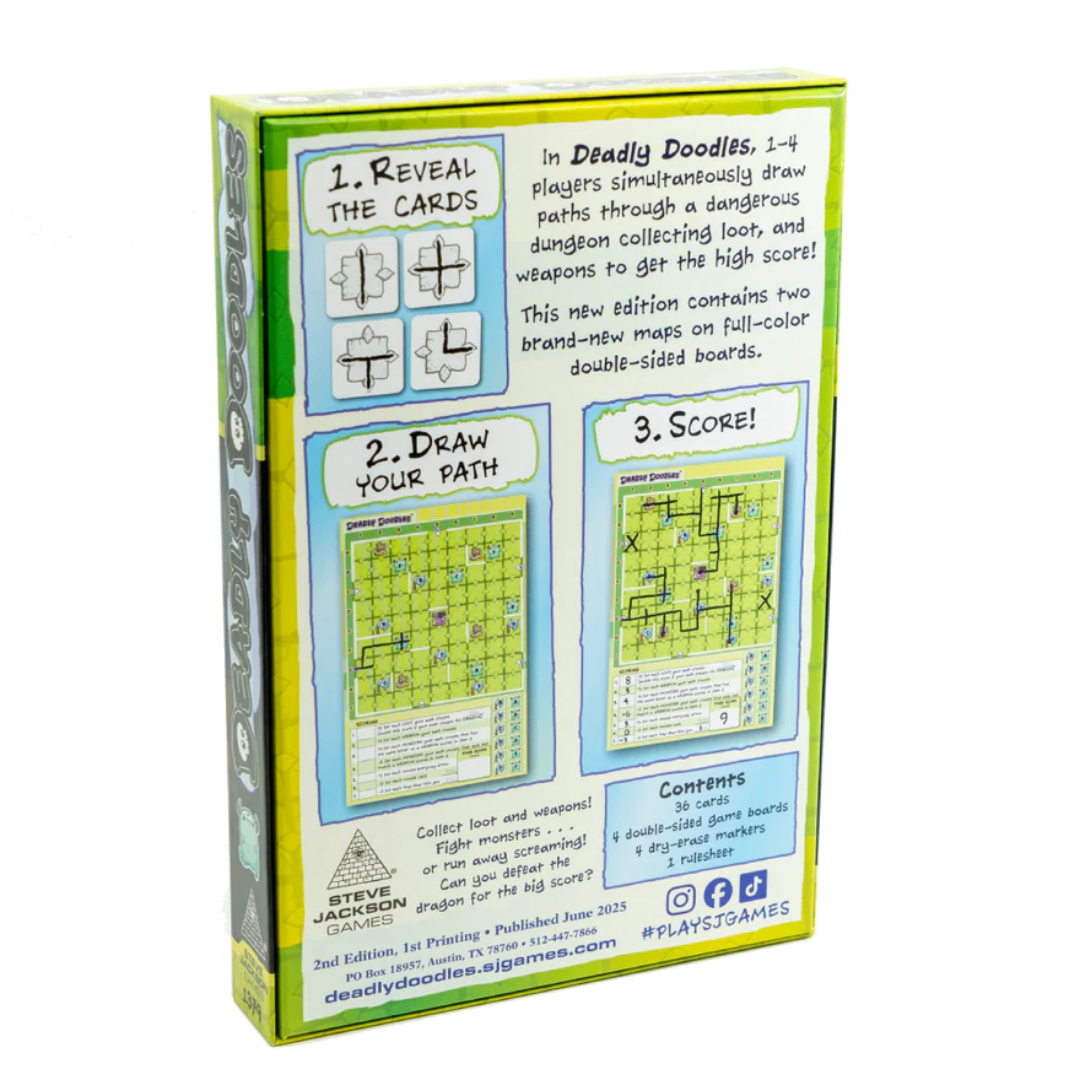 Deadly Doodles - Second Edition - A Draw 'N' Draw Game