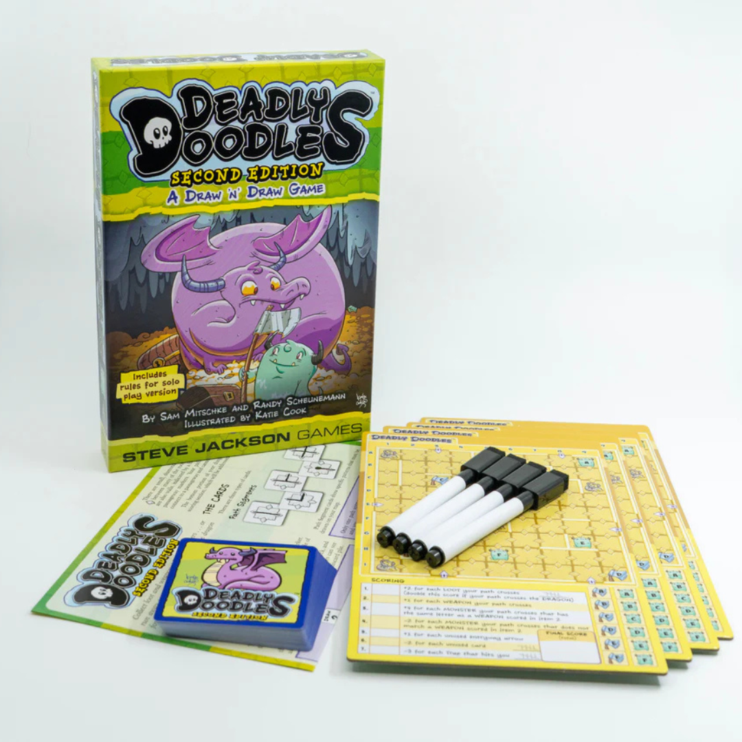 Deadly Doodles - Second Edition - A Draw 'N' Draw Game