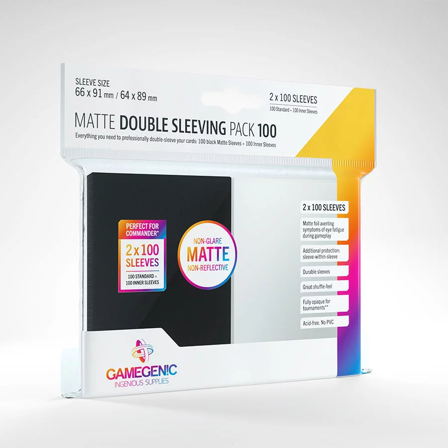 Matte Double Sleeving Pack - 2 x 100 Sleeves