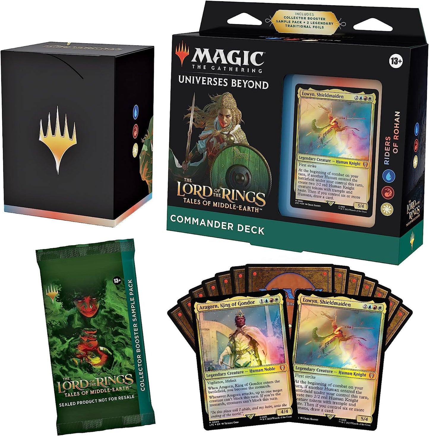 The Lord of the Rings: Tales of Middle-Earth Commander Deck - Riders Of Rohan - Éowyn, Shieldmaiden
