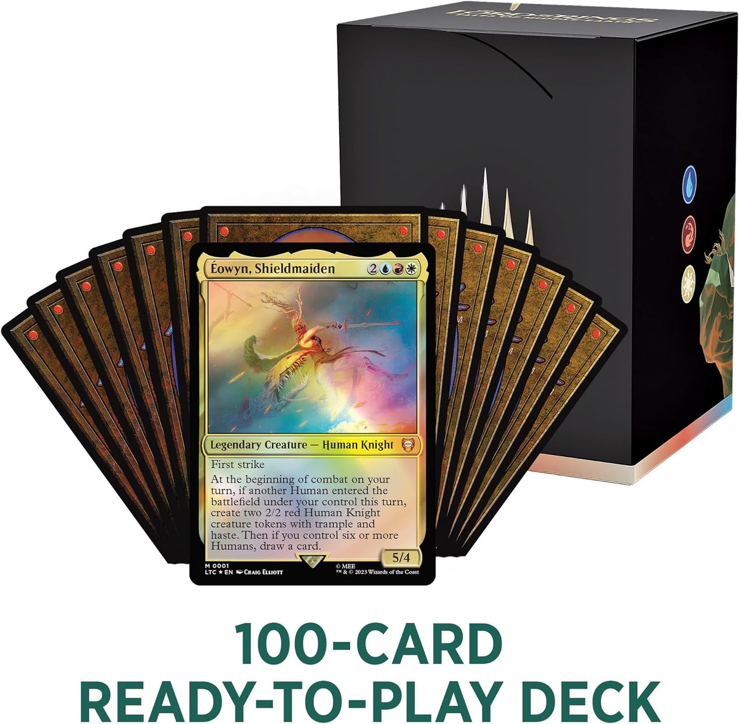 The Lord of the Rings: Tales of Middle-Earth Commander Deck - Riders Of Rohan - Éowyn, Shieldmaiden