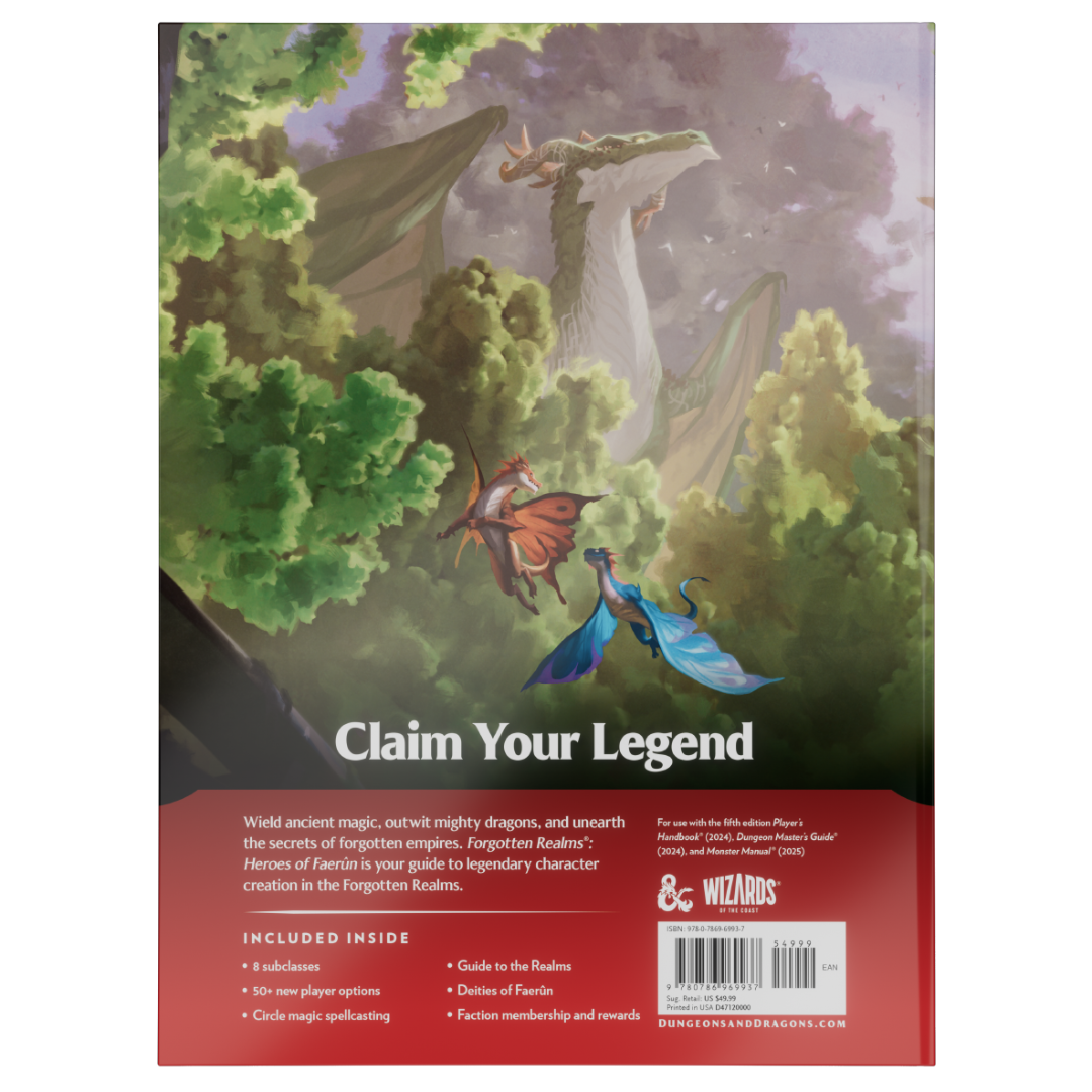 Heroes of Faerun - Forgotten Realms - Player Expansion - Dungeons & Dragons