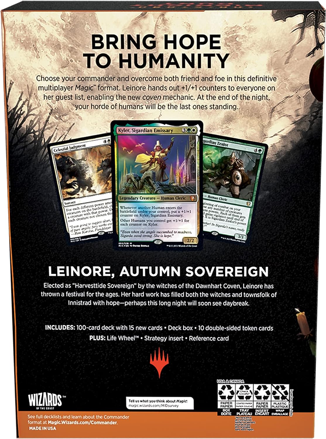 Magic: The Gathering Innistrad: Midnight Hunt Commander Deck