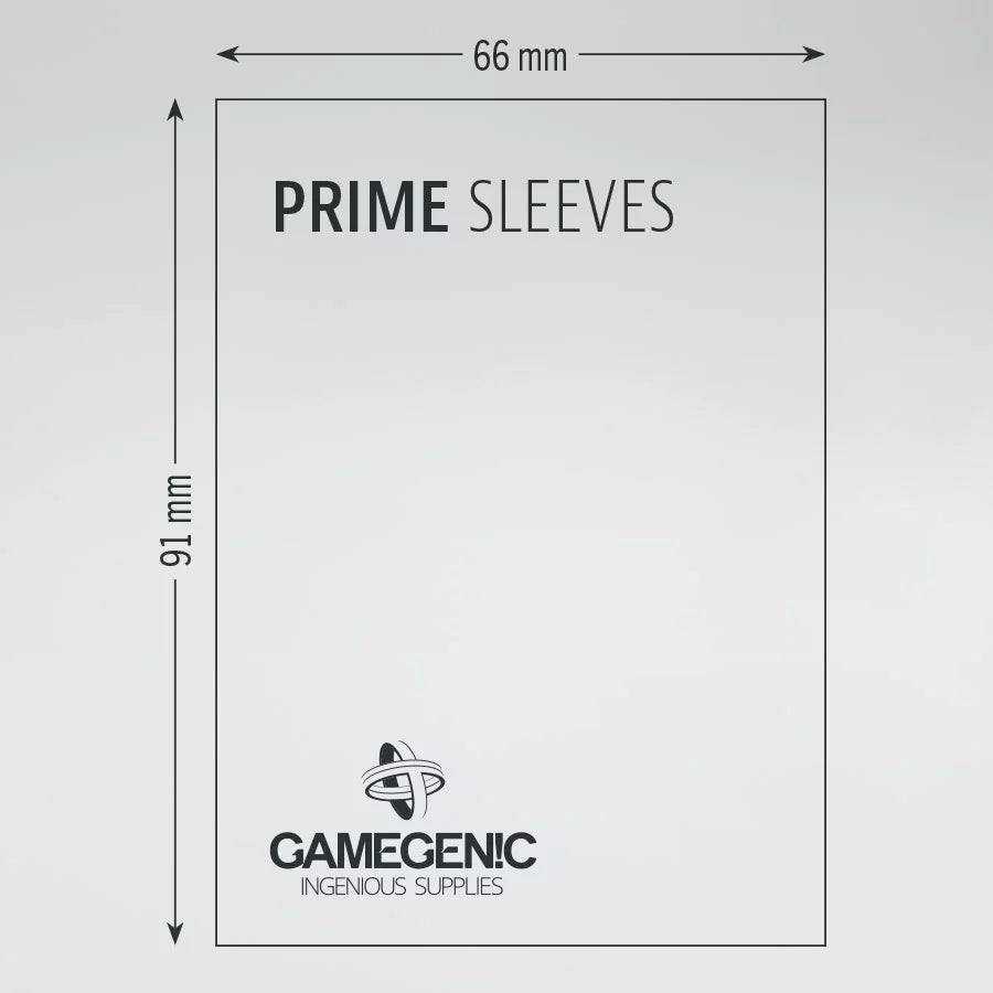 Prime Double Sleeving Pack - 2 x 100 Sleeves - GameGenic